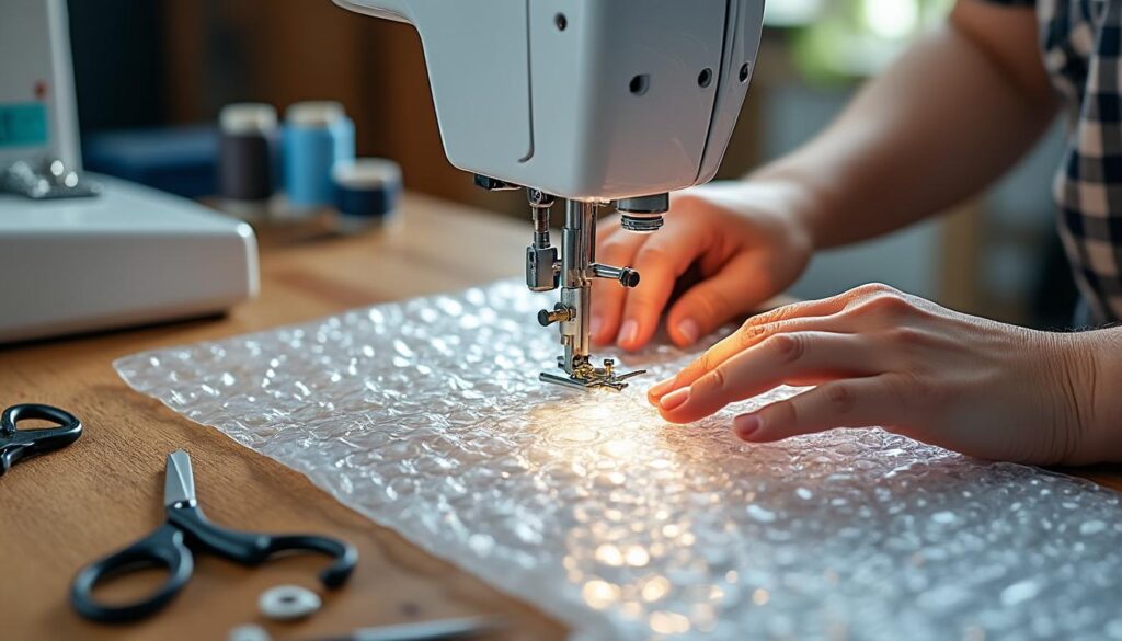 apprenez à coudre une bâche à bulle facilement grâce à notre guide étape par étape, même si vous êtes débutant en couture.