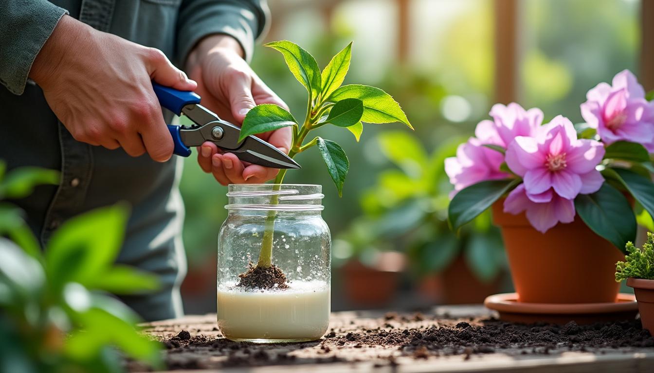découvrez les techniques efficaces pour réussir la propagation des rhododendrons par bouturage et obtenir de magnifiques plantes chez vous.