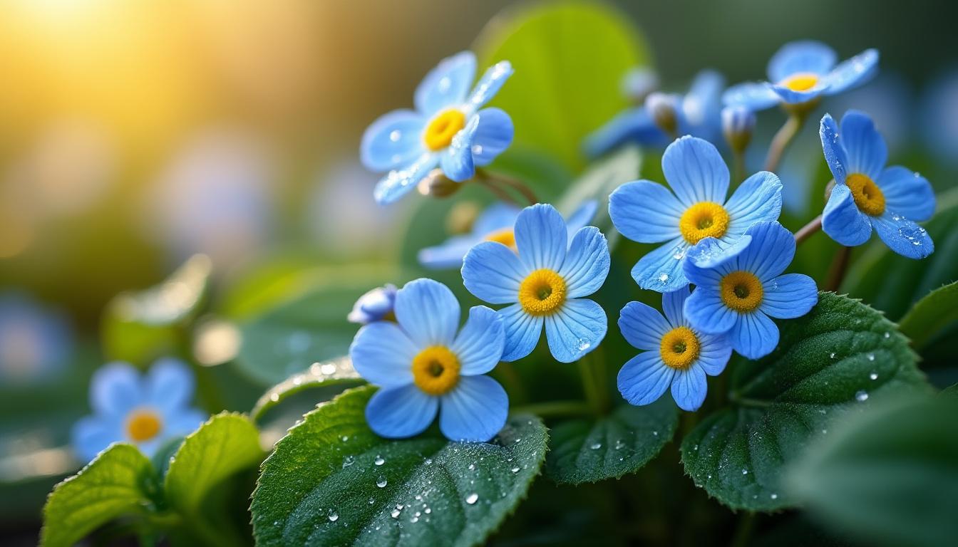 découvrez la signification et la symbolique du myosotis dans la culture populaire, une fleur porteuse d'émotions et de traditions riches.