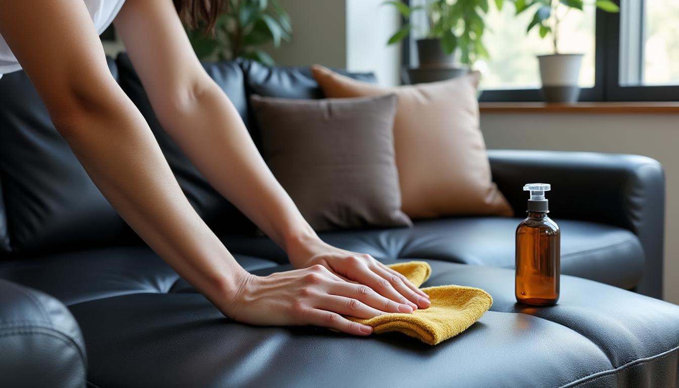 découvrez nos conseils pratiques et efficaces pour nettoyer et entretenir votre canapé en cuir, afin de préserver sa beauté et sa durabilité.