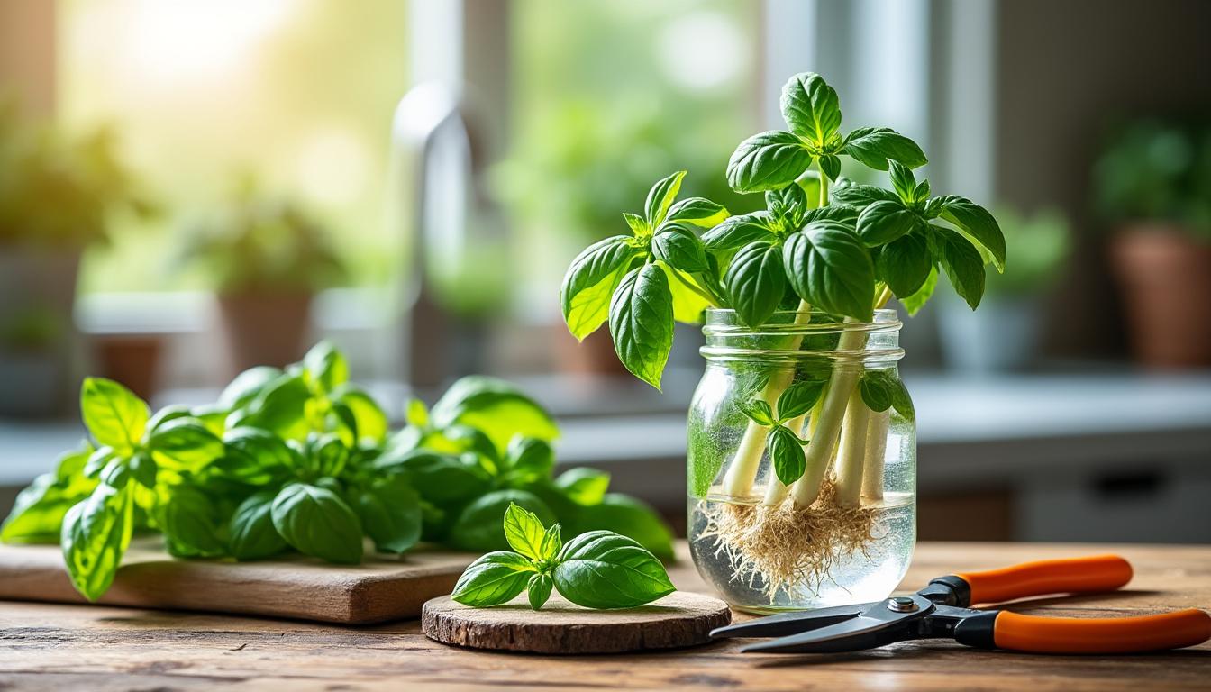 découvrez nos conseils simples et efficaces pour réussir la bouture de basilic chez vous et profiter d'une plante aromatique fraîche toute l'année.