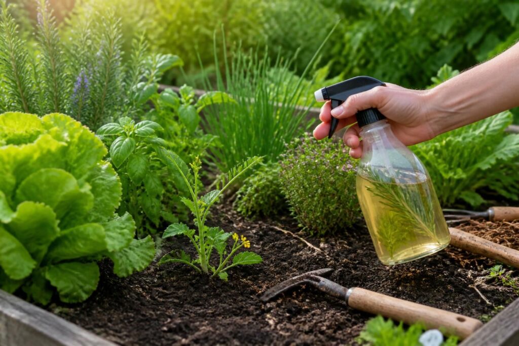 découvrez des solutions efficaces de désherbants naturels pour entretenir votre jardin sans utiliser de pesticides, et préserver ainsi la santé de vos plantes et de l'environnement.