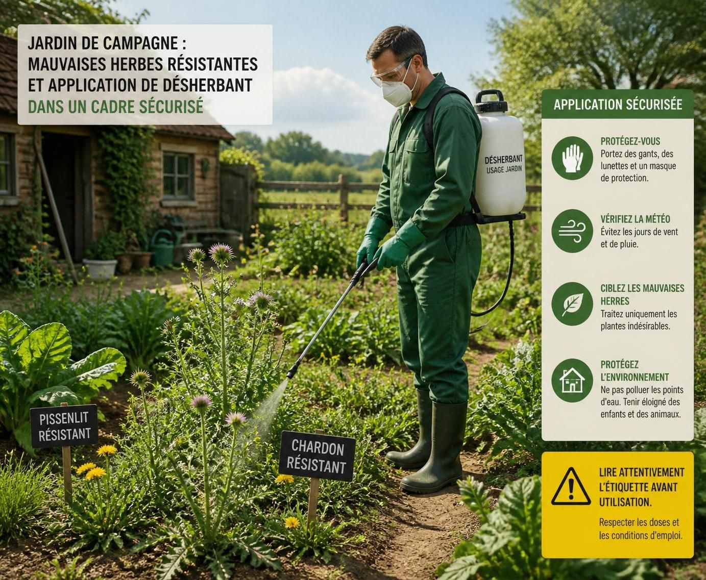 découvrez les risques liés à l'utilisation des désherbants radicaux dans votre jardin et apprenez les méthodes efficaces pour les éviter tout en protégeant votre espace vert.