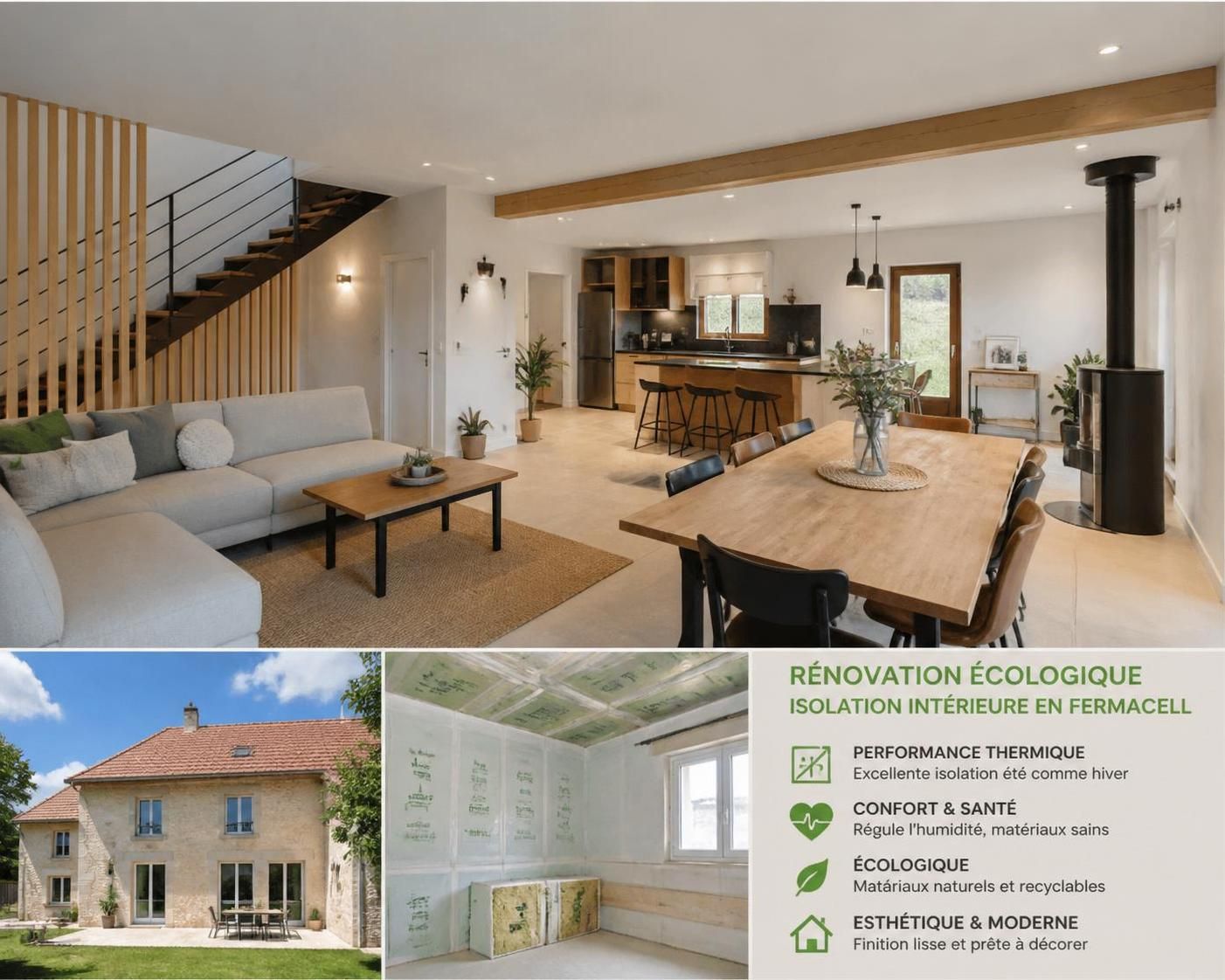 découvrez fermacelle, l'isolant écologique idéal pour rénover votre maison de fond en comble tout en respectant l'environnement. améliorez confort et performance énergétique naturellement.