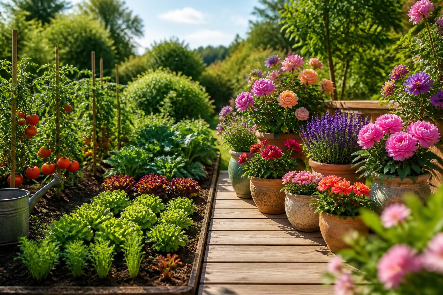 découvrez comment choisir entre pot de fleurs et potager pour embellir votre jardin et créer un espace extérieur à la fois esthétique et pratique.