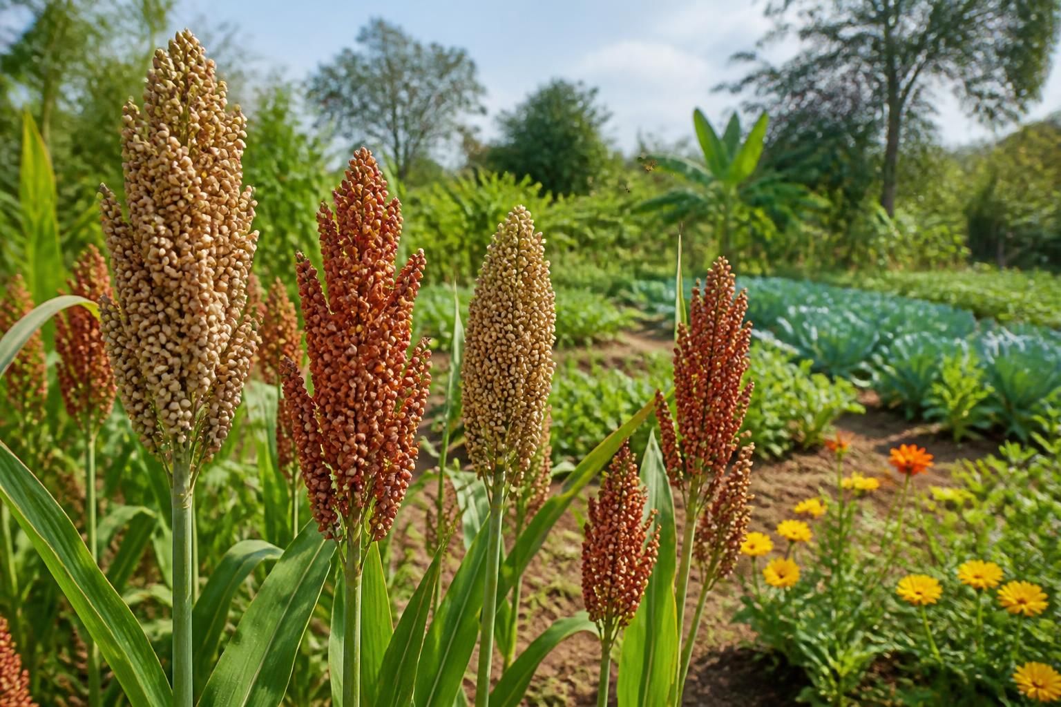 découvrez les bienfaits du sorgho, une céréale polyvalente idéale pour enrichir votre jardin et diversifier votre alimentation grâce à ses nombreuses vertus nutritives.