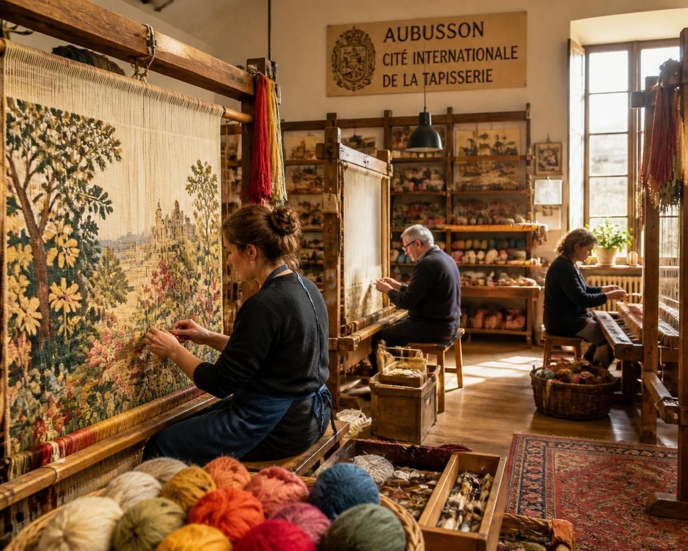 découvrez la tapisserie d’aubusson, un art ancestral qui apporte élégance et raffinement à votre intérieur, alliant tradition et charme intemporel.