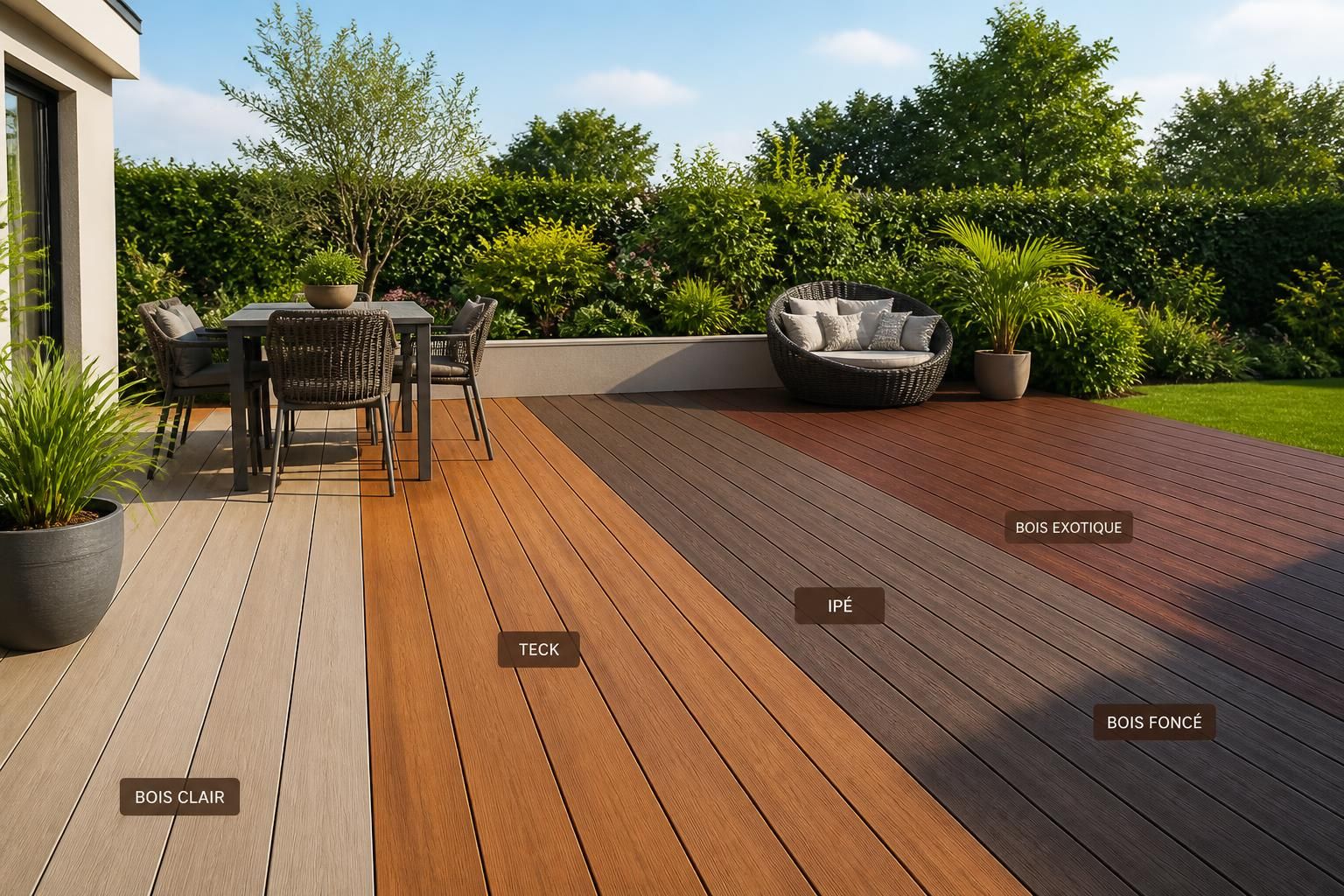 découvrez quelles essences de lame de terrasse composite choisir pour garantir une durabilité optimale et profiter d'un extérieur résistant et esthétique.