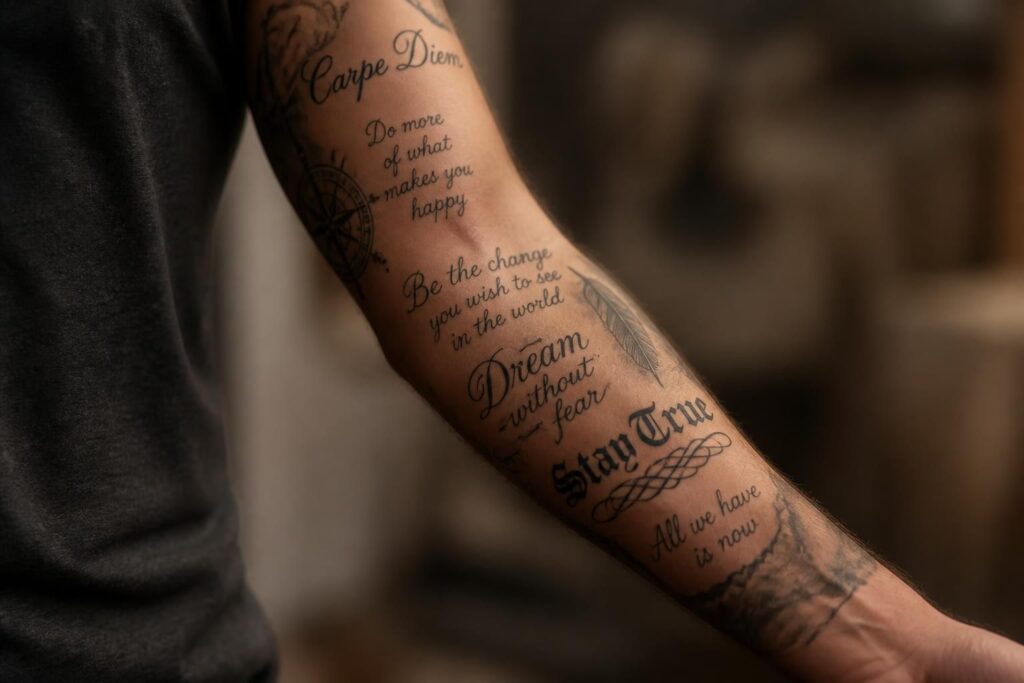 découvrez comment choisir des phrases significatives pour un tatouage porteur de sens, afin d'exprimer vos émotions et vos valeurs à travers des formules uniques et inspirantes.