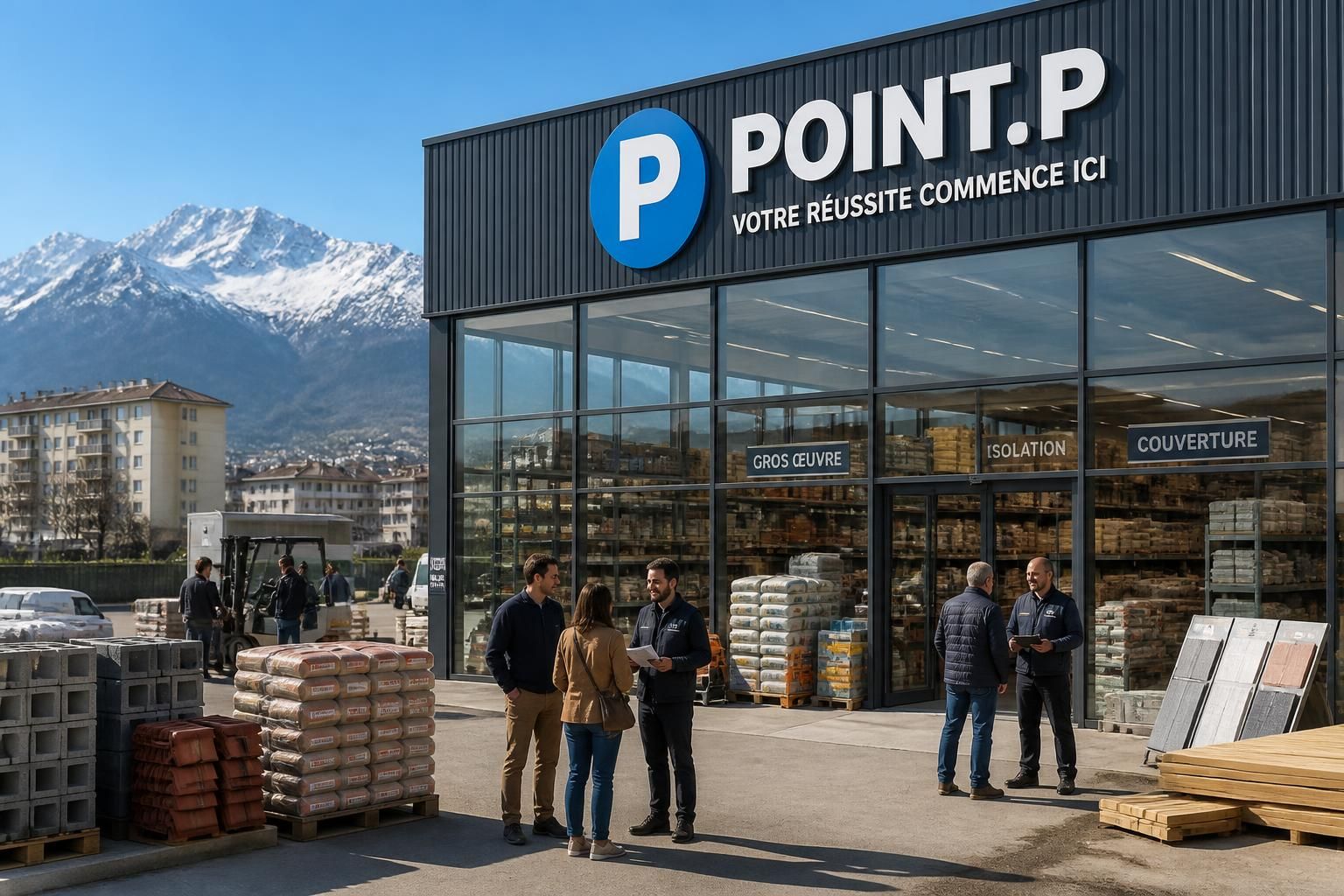 découvrez point p grenoble, votre expert local pour des matériaux de qualité supérieure. trouvez tout ce dont vous avez besoin pour réussir vos travaux, du gros œuvre aux finitions.