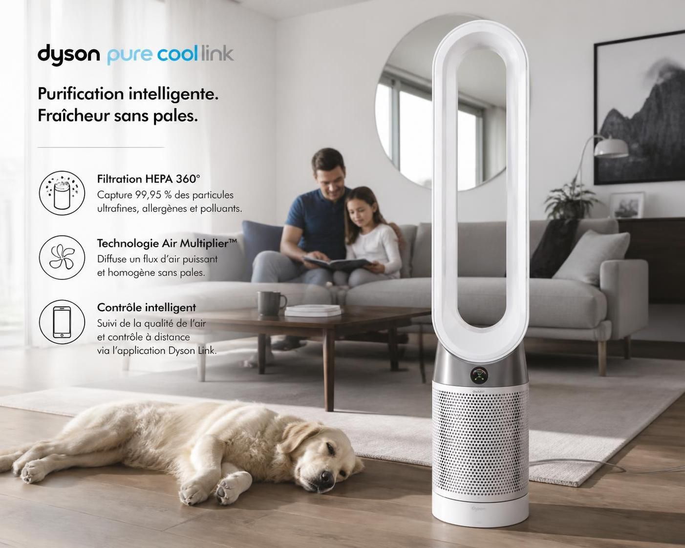 découvrez l'efficacité du dyson pure cool link pour purifier l'air de votre maison. analyse complète des performances et avantages de cet appareil innovant.