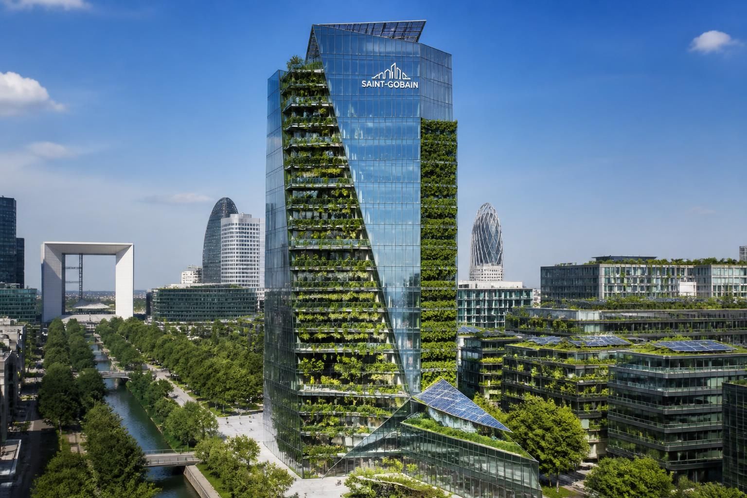 découvrez la tour saint-gobain, un exemple emblématique d'innovation et d'architecture durable, alliant design moderne et respect de l'environnement au cœur de la ville.