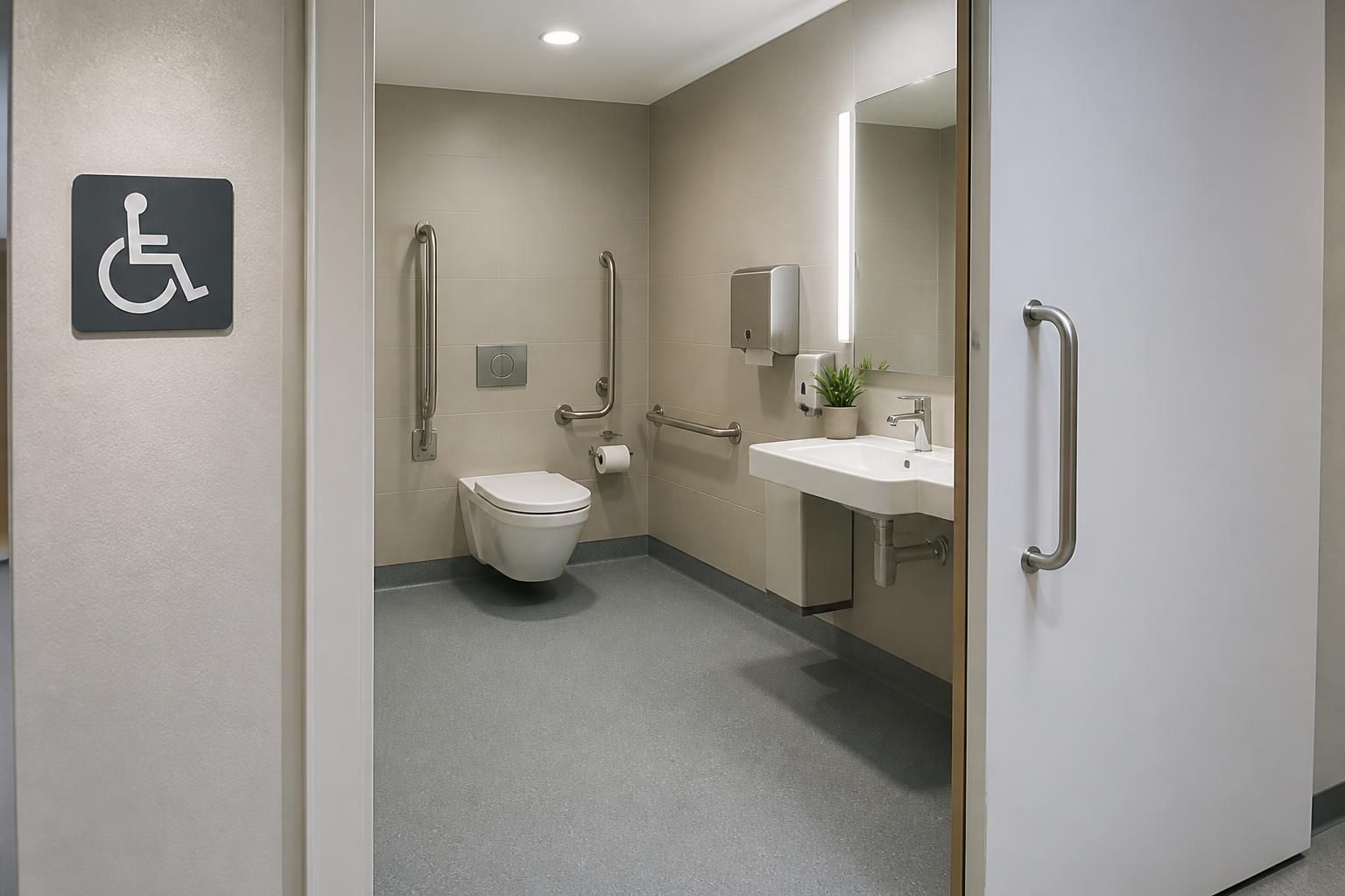 découvrez les normes handicapé pour les toilettes : dimensions, règles essentielles pour les erp et lieux publics afin d'assurer accessibilité et conformité.