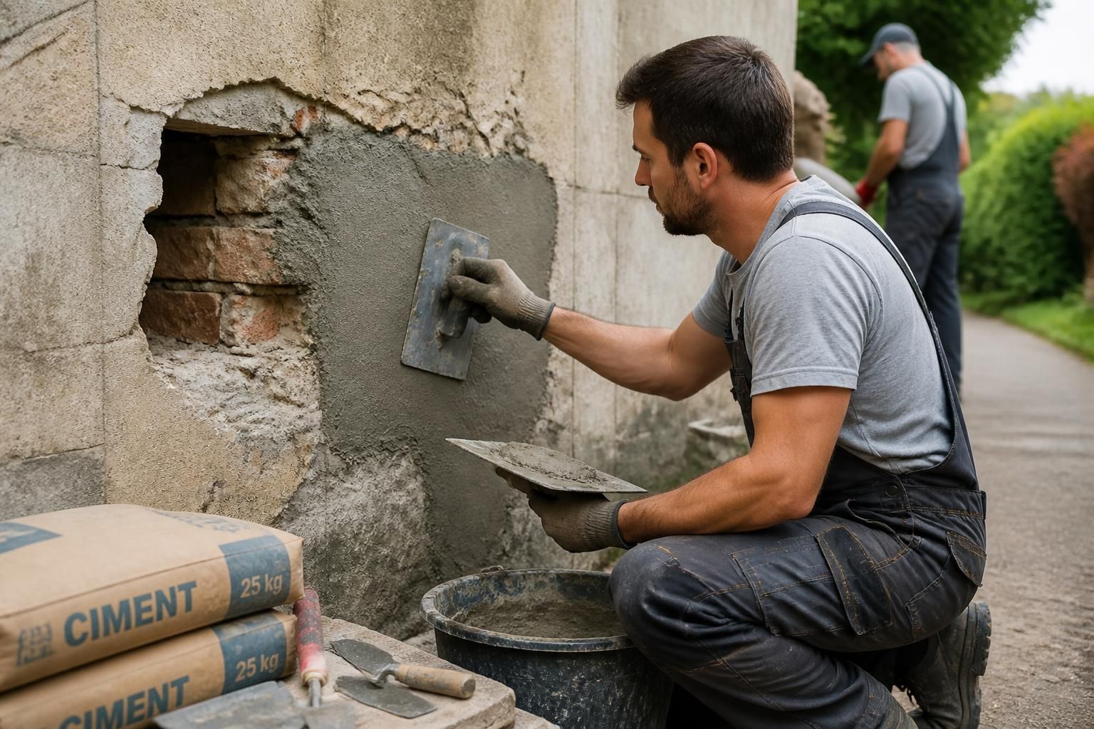 découvrez des solutions efficaces pour le remplissage des trous dans les murs extérieurs, assurant une réparation durable et résistante aux intempéries.